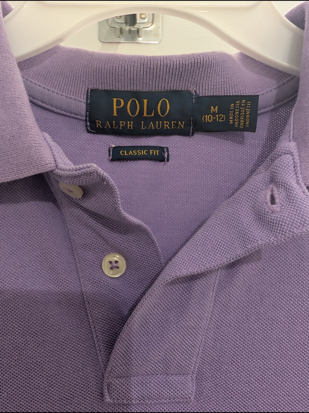 Polo by Ralph Lauren Boy's Lavender Classic Fit Polo